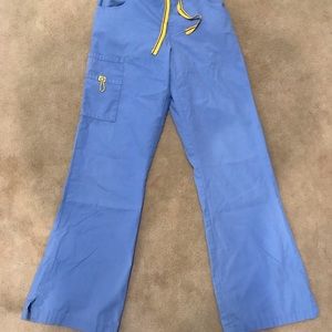 XS ceil Blue Scrub Pants